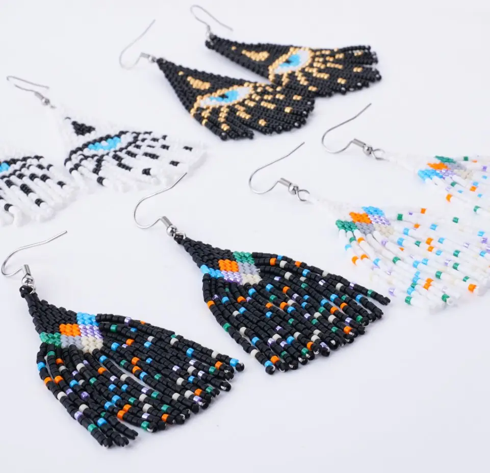 Captivating Kaleidoscope Beaded Earrings