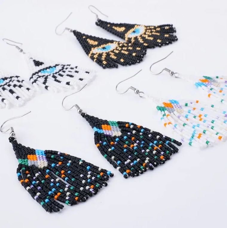 Captivating Kaleidoscope Beaded Earrings