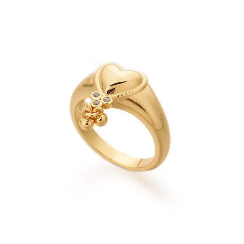 Fashion Heart Pendant Ring