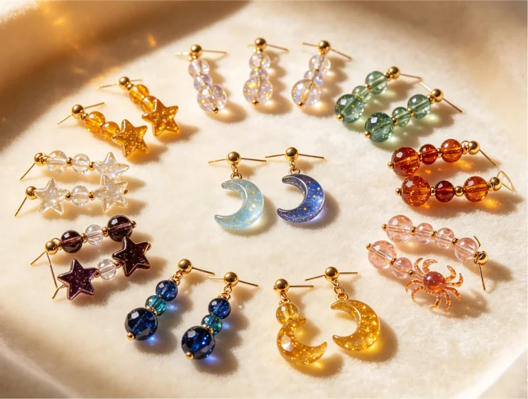 Which Glass Beaded Earrings Best Aligns with Your Zodiac Sign and Style
