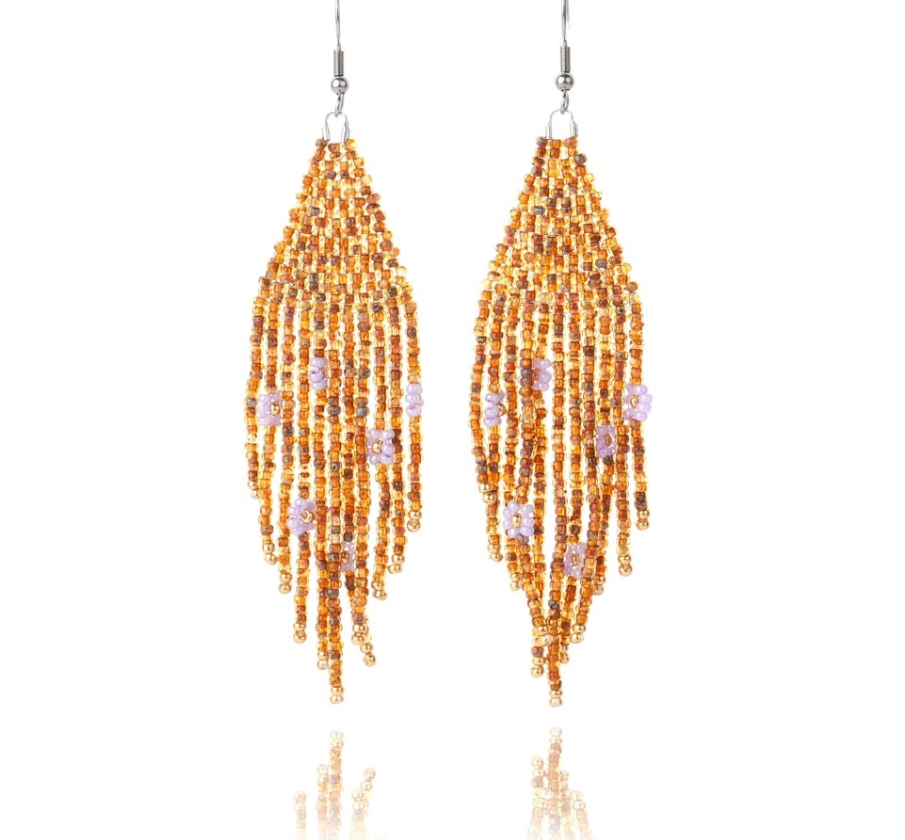 Ethereal Elegance Beaded Earrings